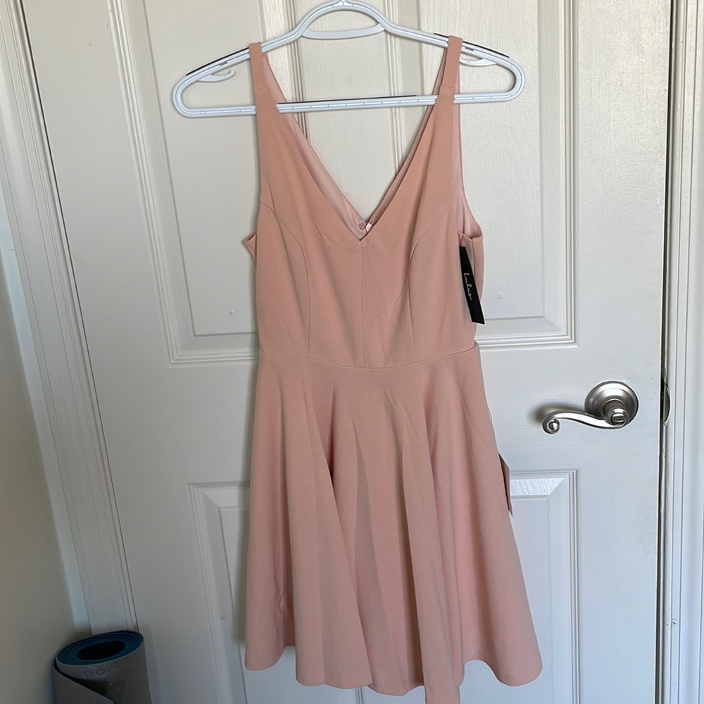 NWT Darling delight blush skater dress